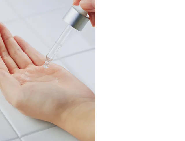 こだわり抜いた水のようなテクスチャー